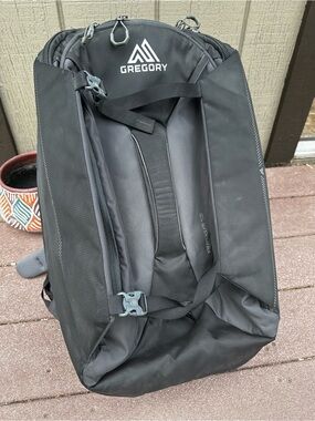 Gregory praxus 45l Black carry on travel Backpack